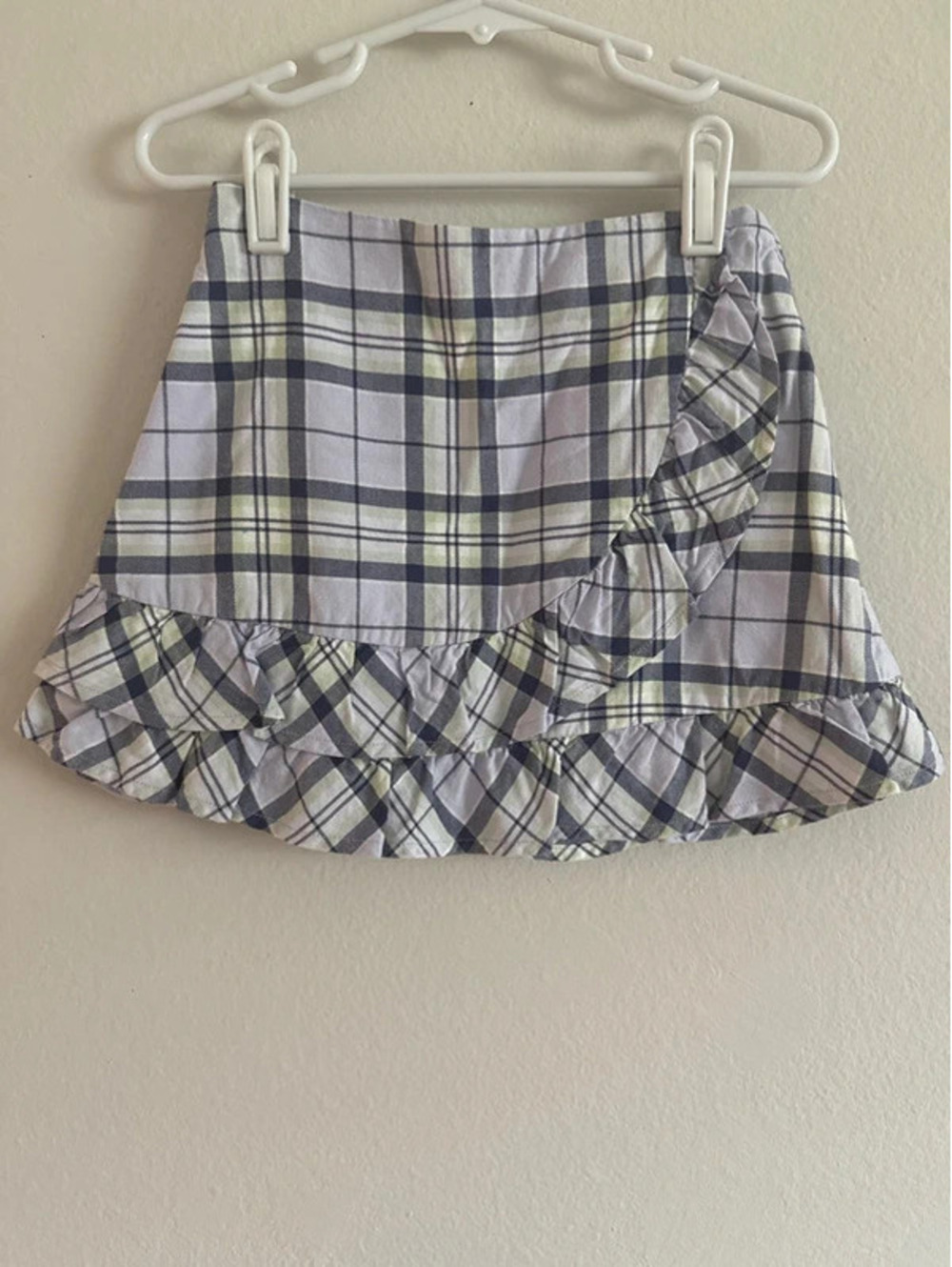 Janie and Jack purple plaid skirt
